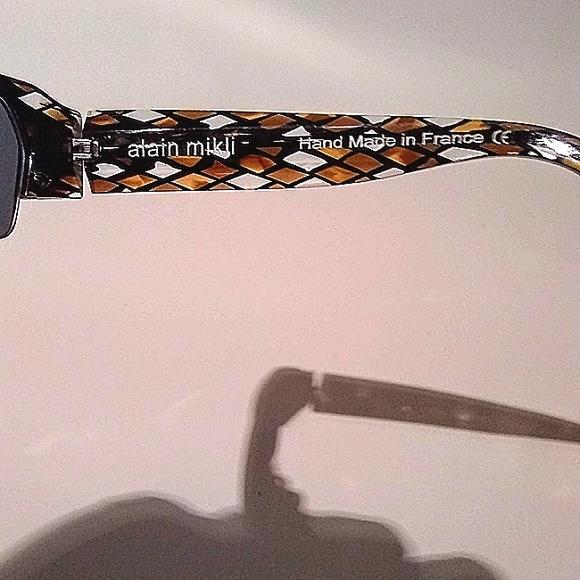 Alain Mikli Vintage Handmade Artsy Unique French Unisex Sunglass Eyeglass Frames - Picture 8 of 10